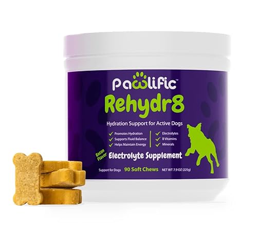 Pawlific Electrolyte Chews for Dogs- Superior Pet Hydration Support, Anti-Diarrhea, ...