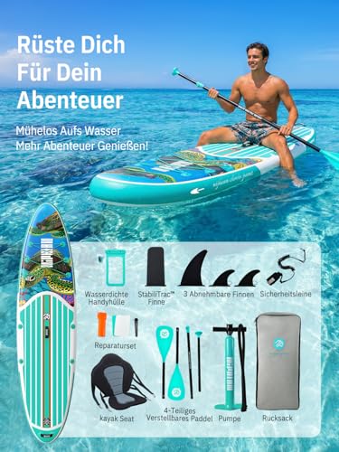 niphean SUP Board 320cm, Farbe: Turtle Oasis - 8
