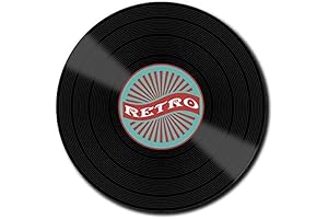 Nostalgic Retro Vinyl Record Coasters