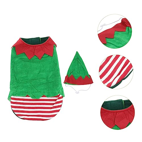 Disfraz de Navidad para Perro XL Verde BESPORTBLE miniatura 5