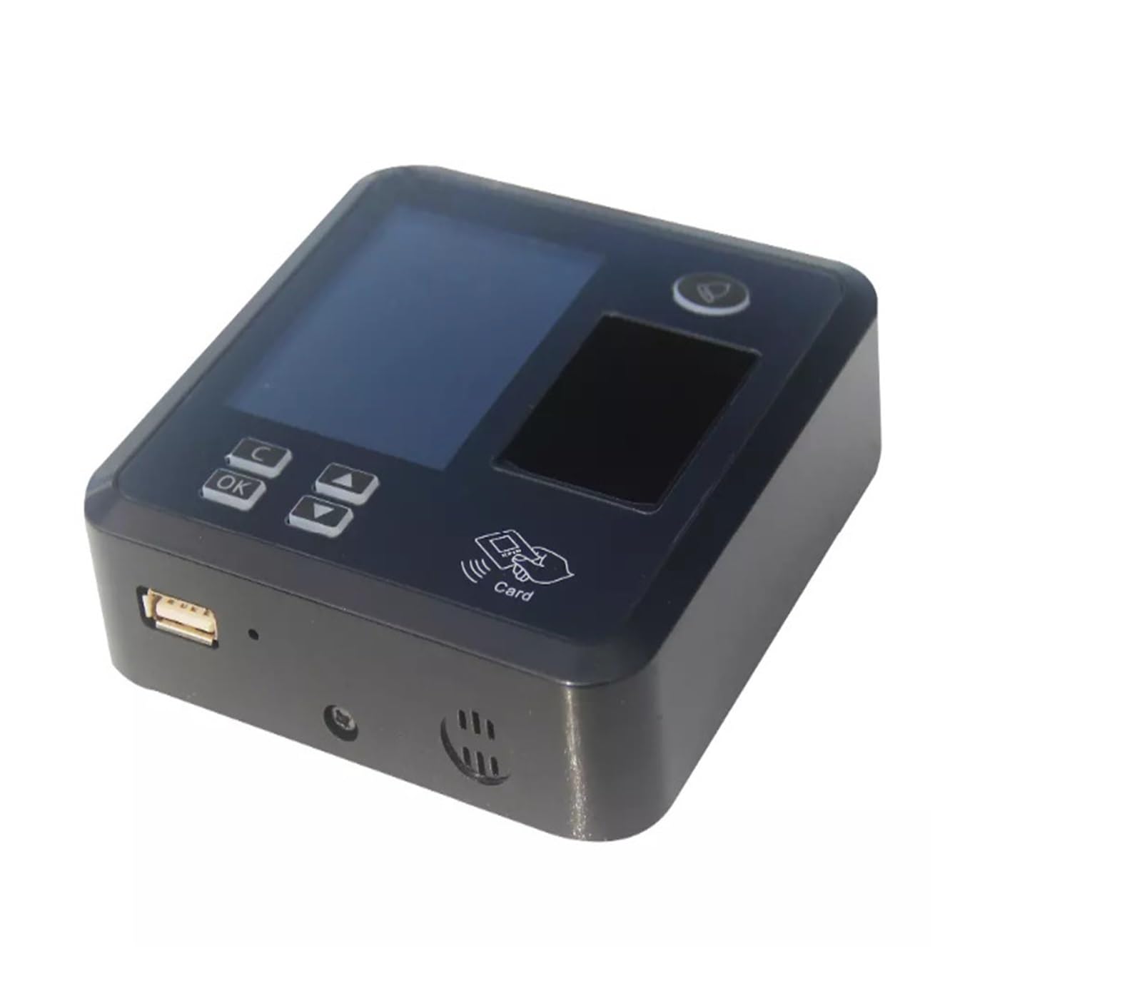 Marcar en la máquina, Reloj de control asistencia, máquina acceso con huella dactilar y cerradura puerta biométrica(Nero)