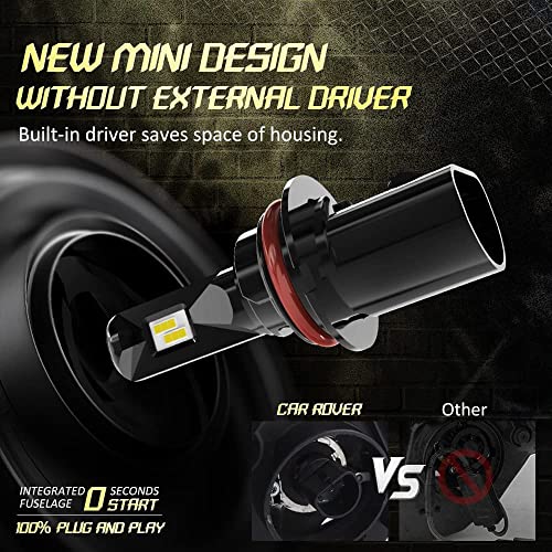 Car Rover 9007 Hb5 Led Headlight Bulb Wireless, 300% Brighter 12000Lumens 6000K High Low Beam Conversion Kit (Pack Of 2) #TOP4