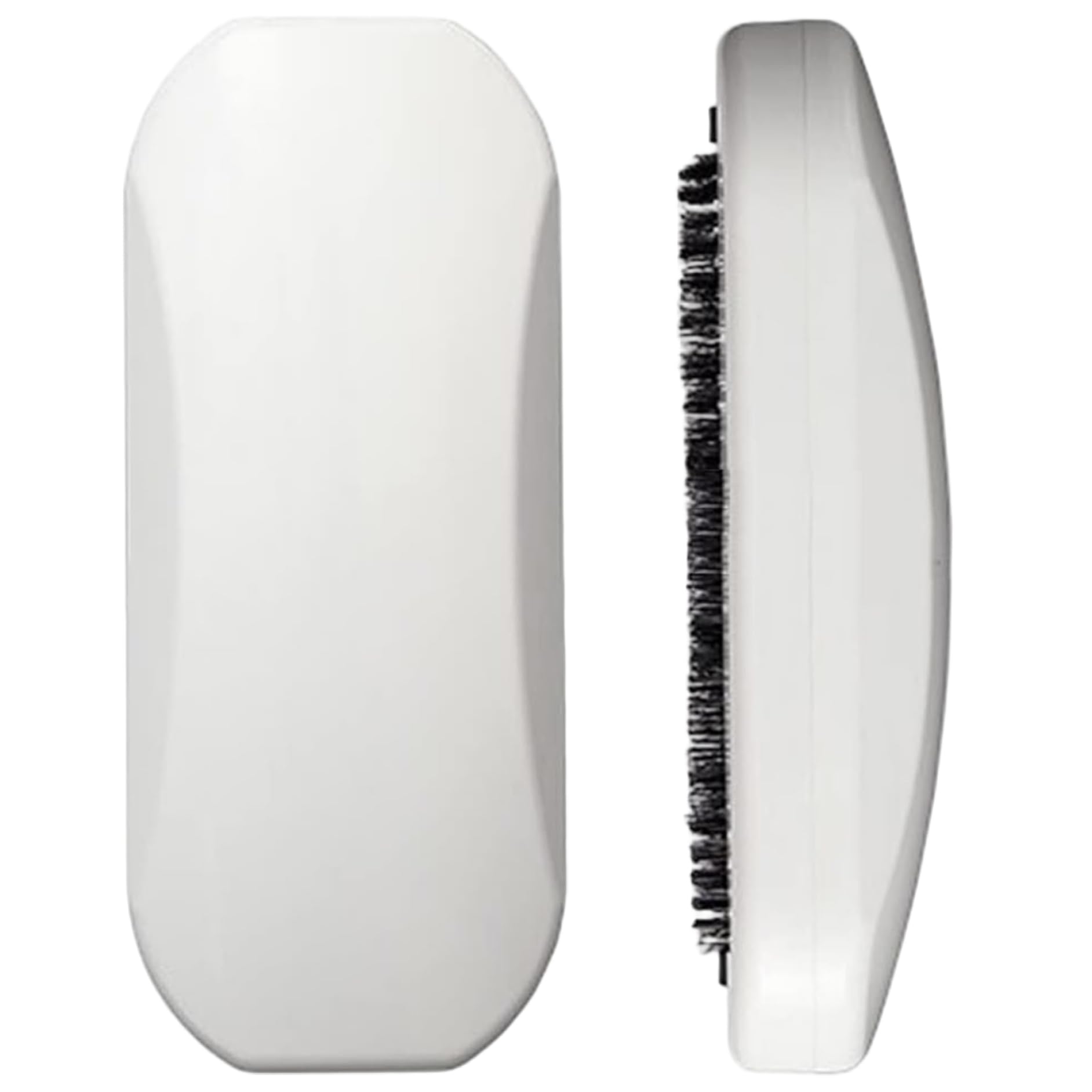 Ngbbby White Table Crumb Sweeper, 7.8X3.3x1.8 Inch Handheld Crumb Catcher, Reusable Soft Bristles Debris Collector For Cleaning Crumbs, Hair, Paper Scraps, Table Sweeper
