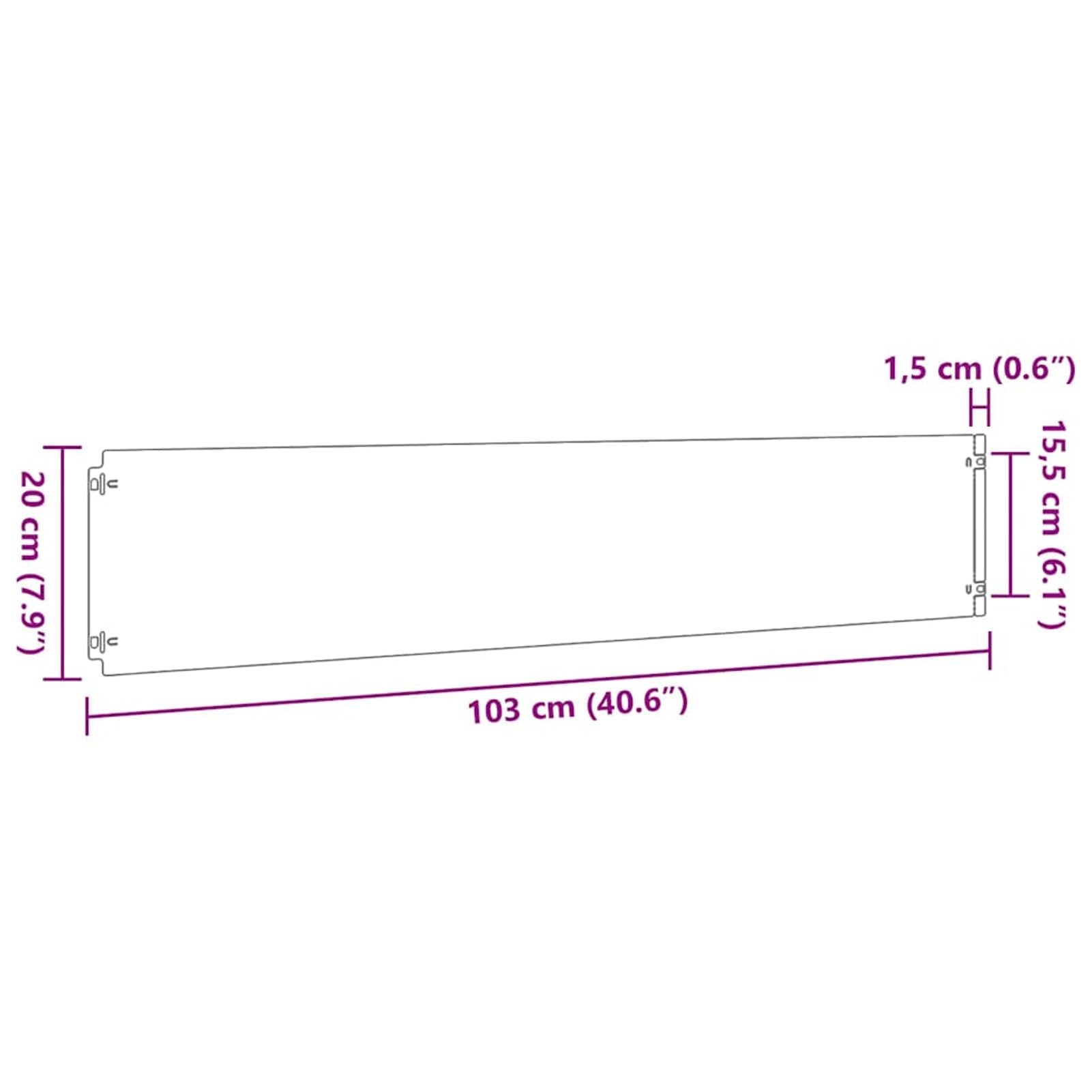 Krawędzie trawnika 10 szt. 20 x 103 cm elastyczne – krawędź trawnika ze stali kortenowskiej z wbudowanym systemem łączenia, odporna na rdzę, do ogrodu, ścieżek, rabatek kwiatowych i trawników