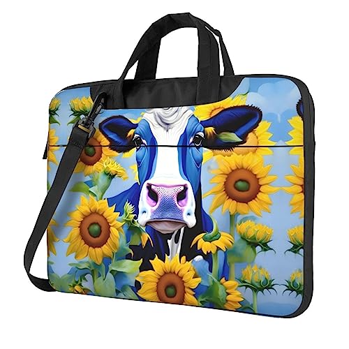Sac ordinateur portable 14 pouces imprimé hiboux marron