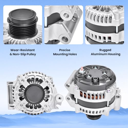 Image of 11792 Alternator 180Amp 12V Fit for Ram Van ProMaster 1500 2500 3500 3.6L 2014-2021 Part Replaces 68271769AA 4210007110 421000-7120