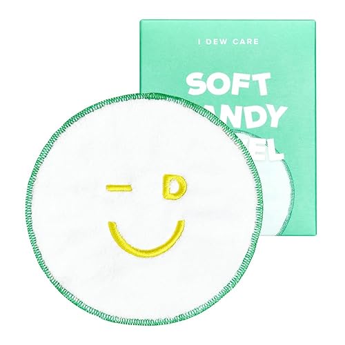 I DEW CARE Toalla práctica de absorción rápida y suave para manos, cara y spa, artículos de tocador de tamaño de viaje, paño de lavado de cara de