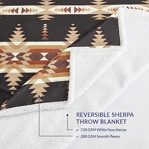 Image of Paseo Road Indigo Hill by HiEnd Accents Yosemite 54x68 Throw Blanket