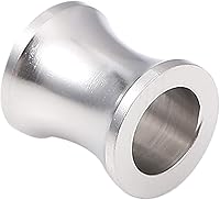 Vista 15 de Cuentas espaciadoras de acero inoxidable de 0.394 x 0.433 in ovaladas sueltas para hacer joyas de bricolaje, 10 unidades con agujero de 0.236