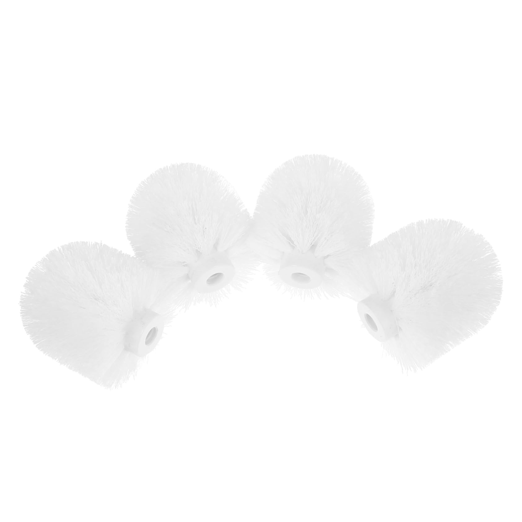 Healeved Toilet Bowl Brush Replacement Heads 4pcs Cleaning Brush Heads Easy Install Disassemble