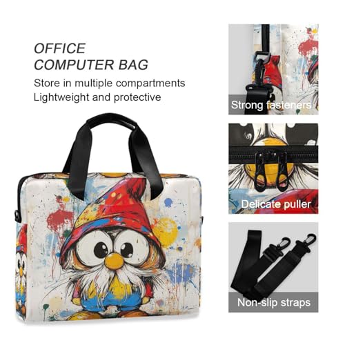 Bolso para laptop 15.6 pulg con asa y correa ajustable miniatura 6