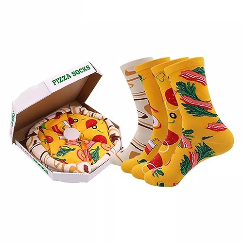 Pizza-Socks-4-Pairs-Unique-Holidays-Funny-Socks-for-Men-and-Women-Pizza-Lovers-Birthday-Valentines-Anniversary-Christmas-Crazy-Socks-for-Gift