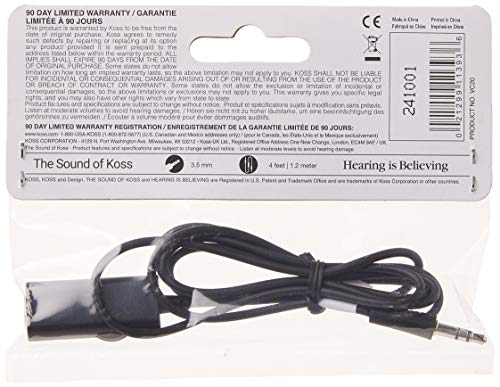 Koss 155954 Vc20 Volume Control, Standard Packaging, 39-Inch Cord, Compatible thumb #2
