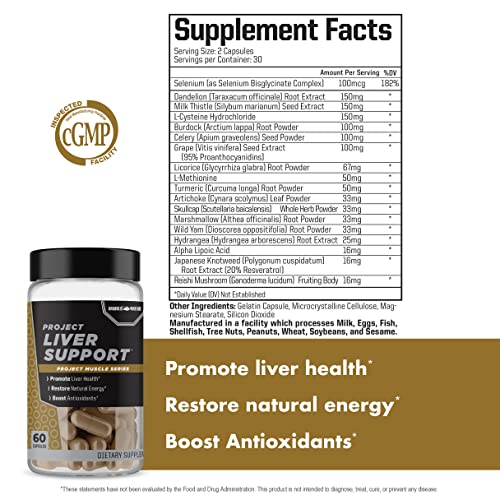 Project Liver Support, Promotes Liver Health, Antioxidant Support* #TOP3