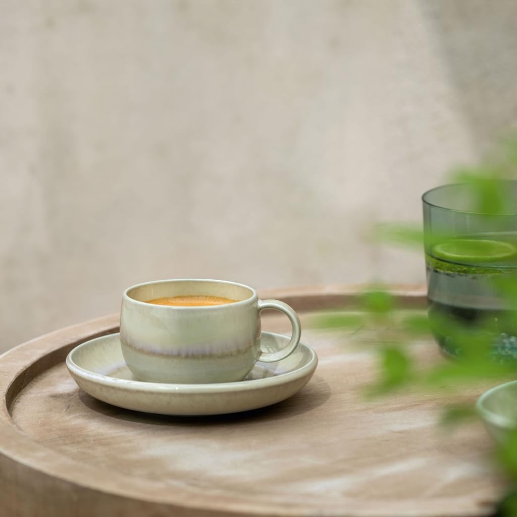 like. by Villeroy & Boch Perlemor Alga espresso cup, 60 ml, green
