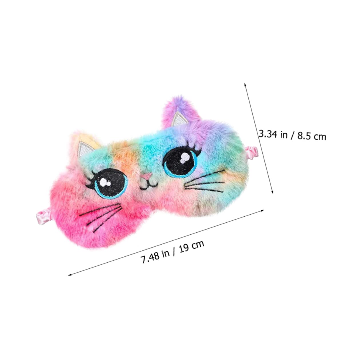 COLLBATH 3 Set Di Maschera Per Dormire A Forma Di Gufo Comoda Benda Oscurante Da Viaggio Per Ragazzi E Ragazze 4 Pezzi * 3