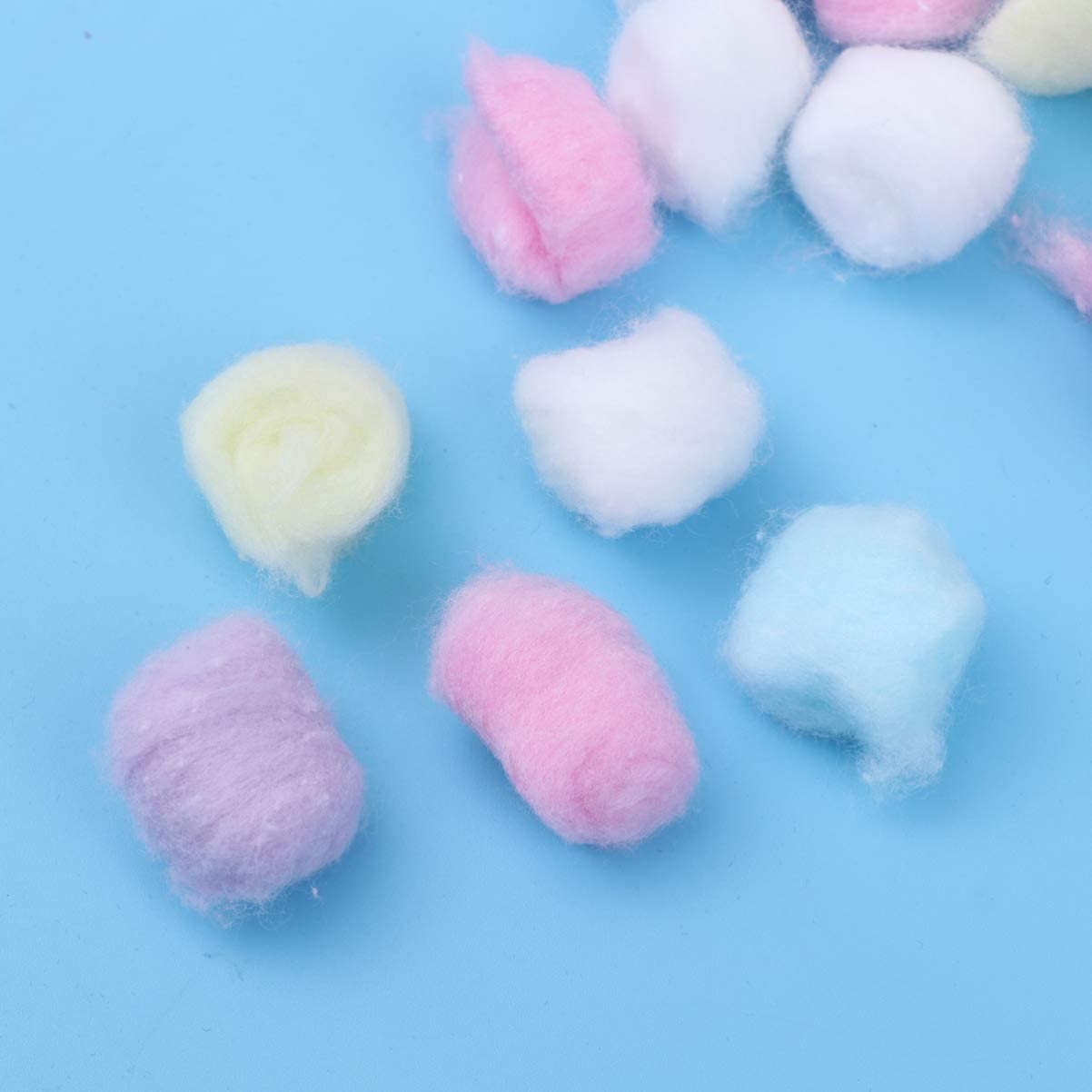 Mattina Multi color Cotton Balls for face cleaning Makeup removal and baby care (PACK OF 50)-image-9