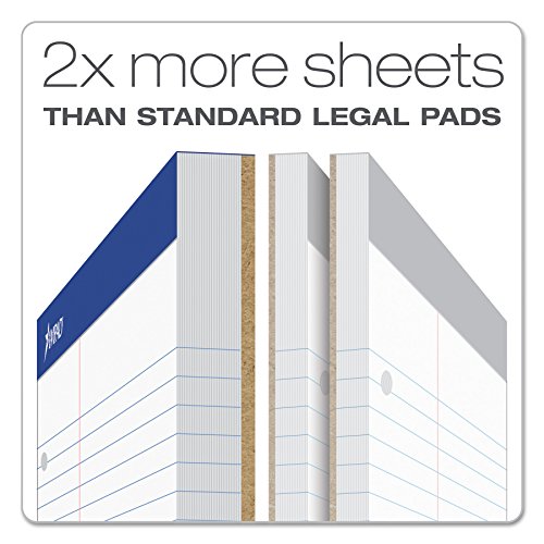 Ampad-Double-Sheet-Writing-Pads-Narrow-Ruled-Size-85-x-1175-Inches-White-Paper-100-Sheets-Per-Pad-20-346