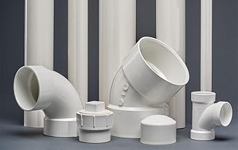 PVC Pipe Schedule 40 White 6 Inch Diameter & Length (1ft - 5ft) Versatile Solution for Drainage, Irrigation, and Light Pressure Applications (2 Ft)