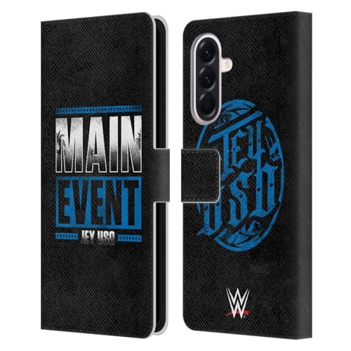 Coque WWE Jey Uso Samsung Galaxy A56 5G Étui Portefeuille Cuir Protection Complète