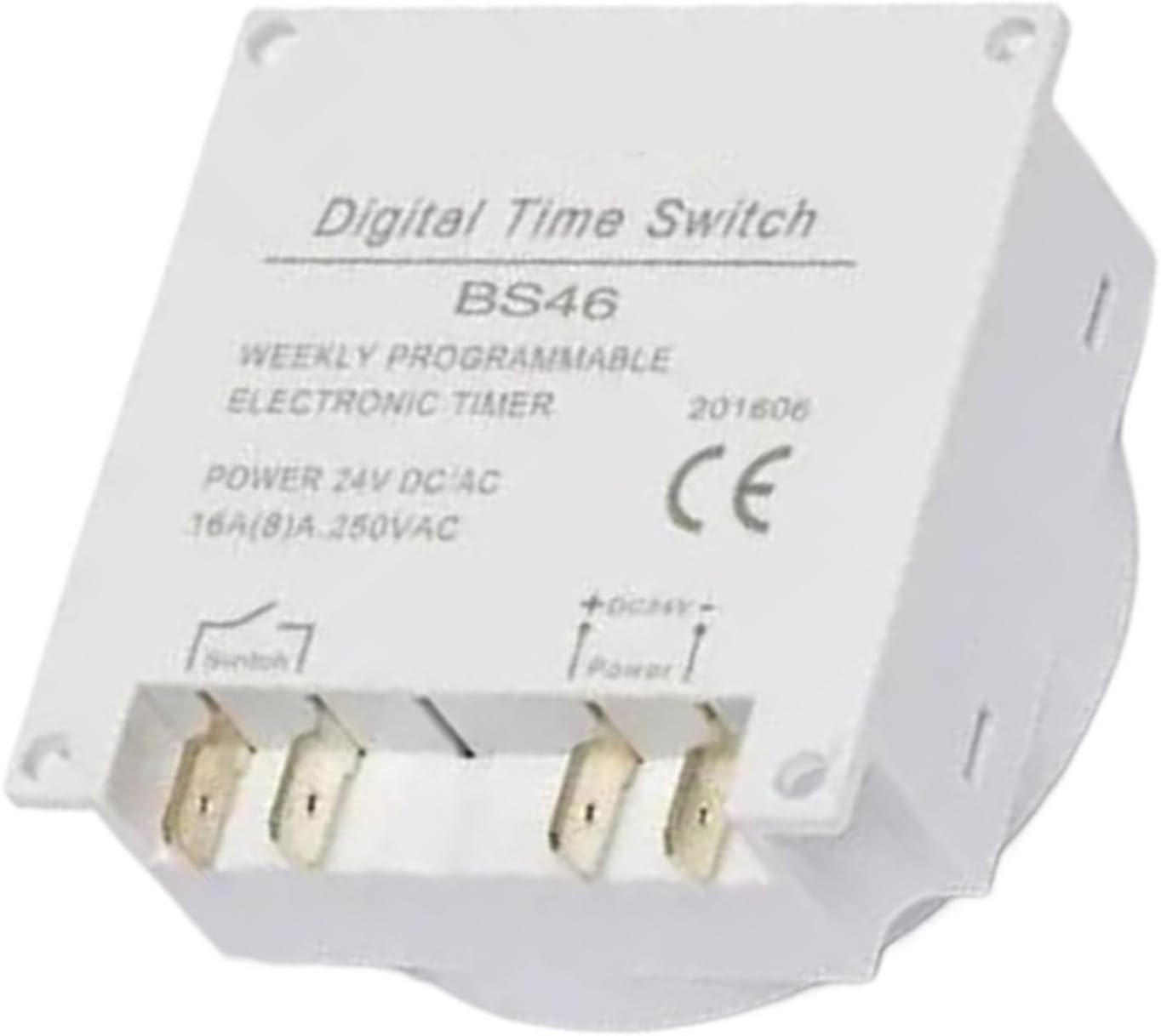 BIRAN 24V Mini Timer Electrical Timer, with 16 Times On/Off Weekly Time Set Unit 1min-168H