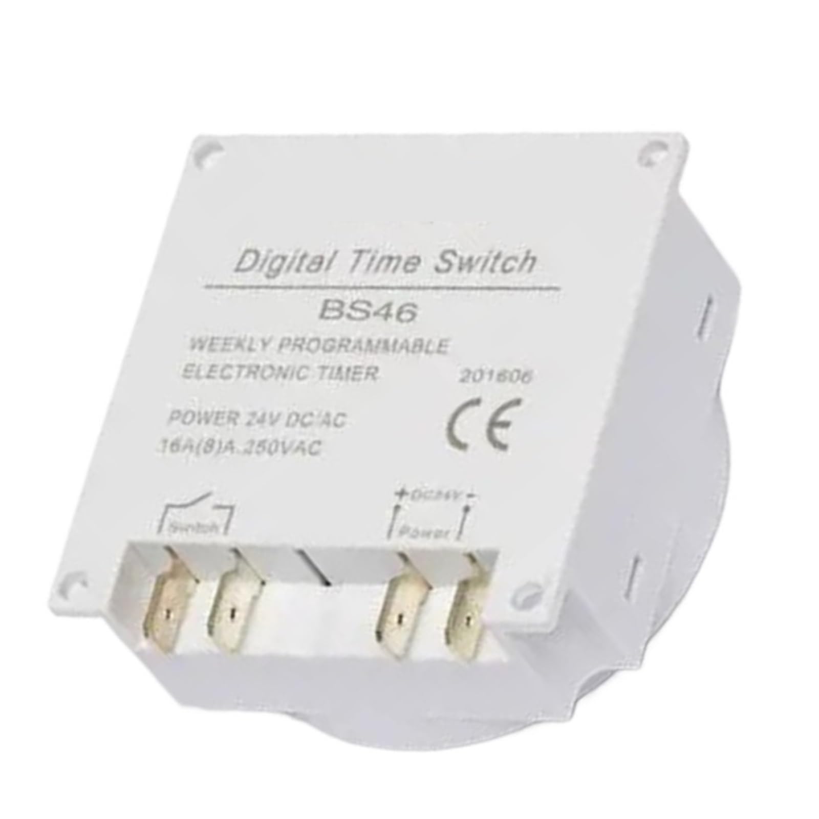 Mini Timer Elettrico 24 V, con 16 Volte di accensione/spegnimento, unità di impostazione 'orario settimanale, 1 min-168 Ore.