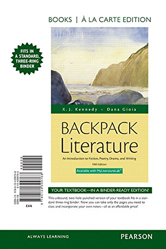 Backpack Literature: An Introduction to Fiction... 0134399765 Book Cover