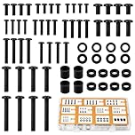 Flintronic Universal TV Mounting Hardware Kit, TV Bracket Screw, 68pcs Mounting Screws Works with TVs Up to 80'', Includes M4, M5, M6, M8 Screws, Spacers & Washers for Most Wall Brackets and Stands