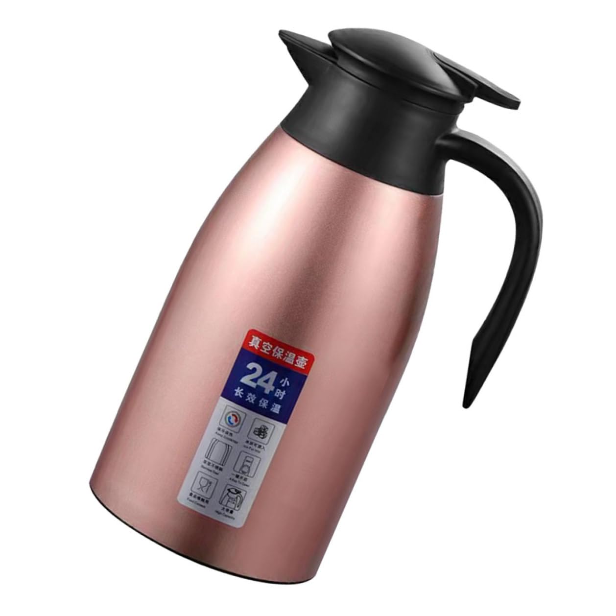 Jarra térmica TOYANDONA de acero inoxidable 304 con aislamiento premium de 2L