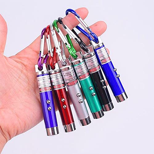 Image of Red Laser Light for Kids to Play /Powerful Beam Light Keychain Laser Light Pen for Monkey Scaring /Laser Light Long Range with LED Flashing Lights /Torch Keychain /Multi Color