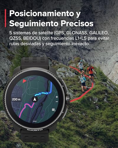 Miniatura 3 de SUUNTO Race Reloj Deportivo - Smartwatch Exteriores, Pantalla AMOLED Brillante De 1,43" Con Cristal De Zafiro, Corona Cómoda y Botones De Control, GPS De Doble Frecuencia, Larga Duración De La Batería