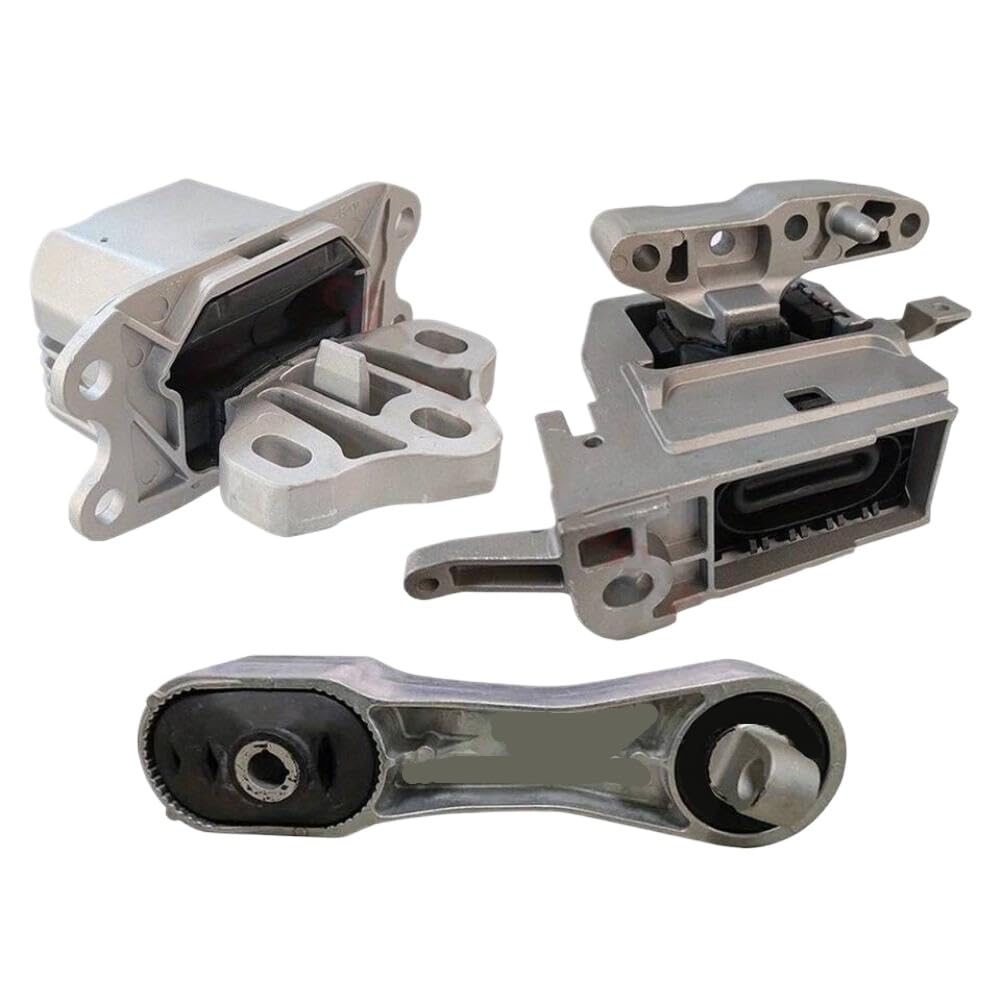 3pcs Front Lower Right Engine Transmission Motor Mount 22116885788 22116885934 22316853453 Compatible with X1 X2 F45 F46 F48 F55 1.2T