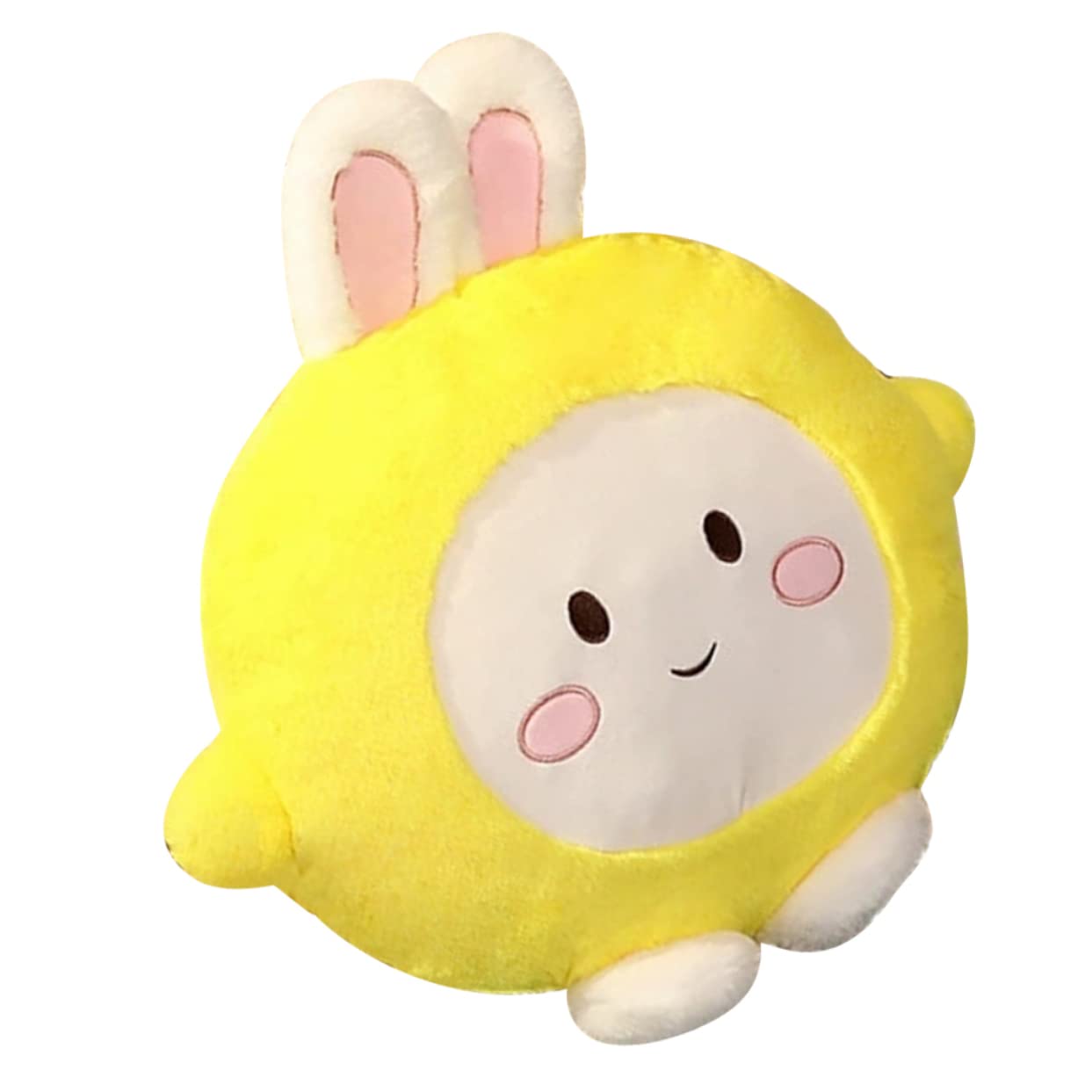 Amazon.co.jp: MERRYHAPY 可愛い柠檬兔抱枕 毛絨玩具 家用デスク装飾