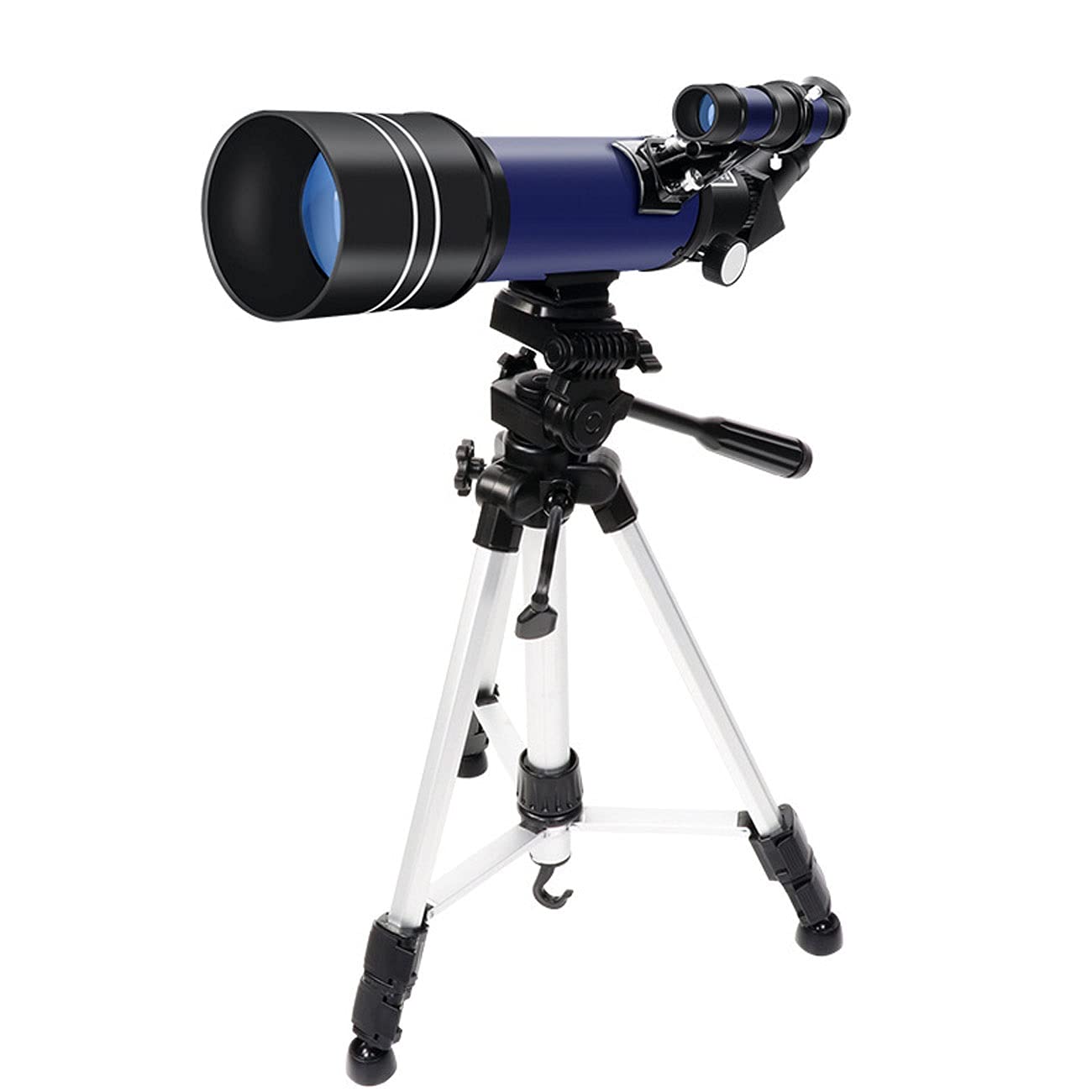 Spacmirrors for Kids& Beginners,70mm Aperture Astronomy Refractor Monocular Telescopes, with Adjustable Tripod, Moon Filter and Carry Bag Portable Travel Telescope