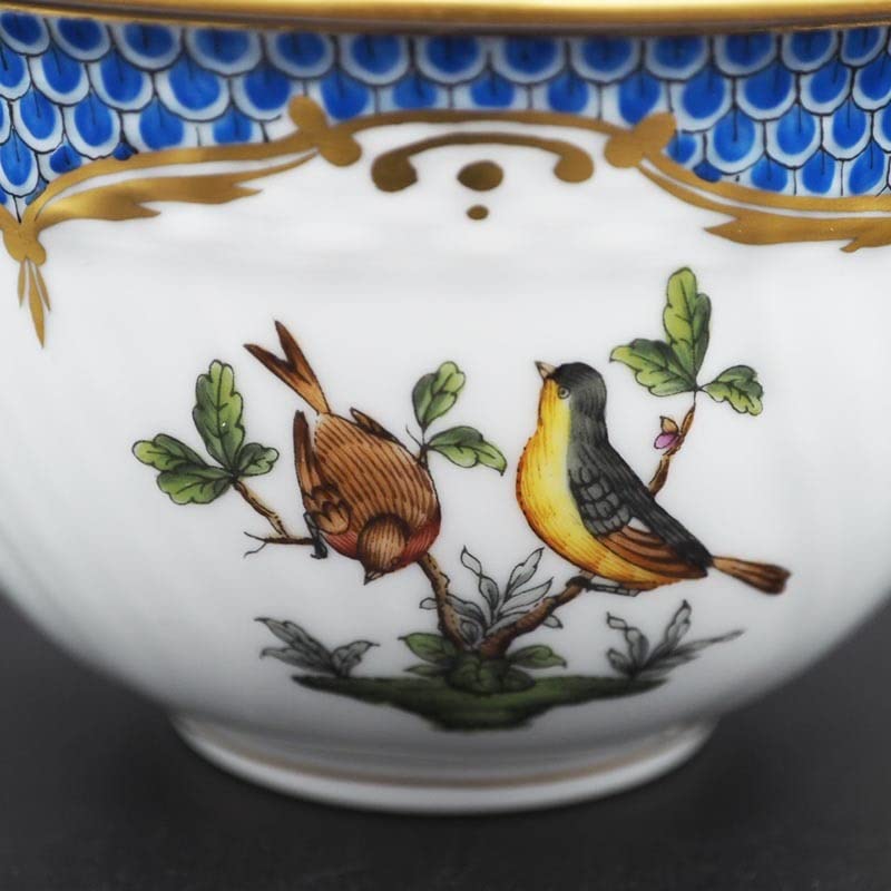 Amazon.co.jp: ヘレンド ロスチャイルド バード ブルースケール 蓋付き