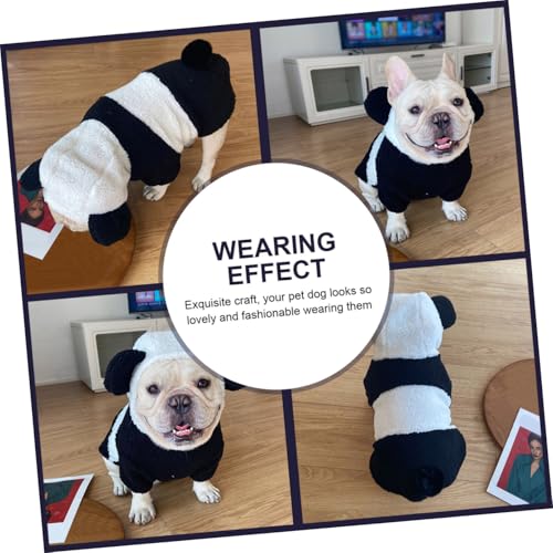 Disfraz Panda para Perro Talla Mediana miniatura 3