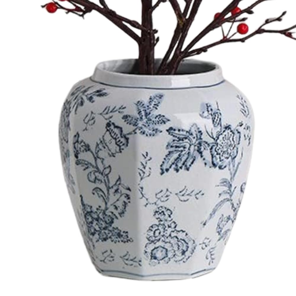 Vase en porcelaine chinoise 16 cm : finis les décors de table fades