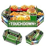 3 Stück Snackstadion,American Football Snack Stadium, Super Bowl Snack Stadium, Fußball Snack Stadion,Football Bowl Party Geschenk zum Super Bowl,Large XXL Snack Stadium (47 x 26cm)