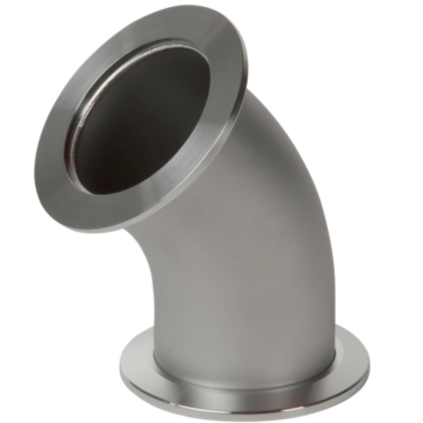 Accesorios de vacío de codo de acero inoxidable 304 de 45°, conector rápido de brida ISO-KF para aplicaciones de vacío ultra alto, duradero y fiable