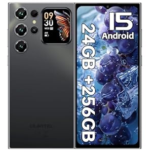 OUKITEL C62 Pro Android 15 Smartphone Ohne Vertrag, 24GB+256GB Handy Günstig, 6,88" 90Hz Display mit 1,81" Rückbildschirm, 5150mAh Handy ohne Vertrag, 13MP+5MP/Dual SIM/Fingerabdruck/Face ID/BT5.0/NFC