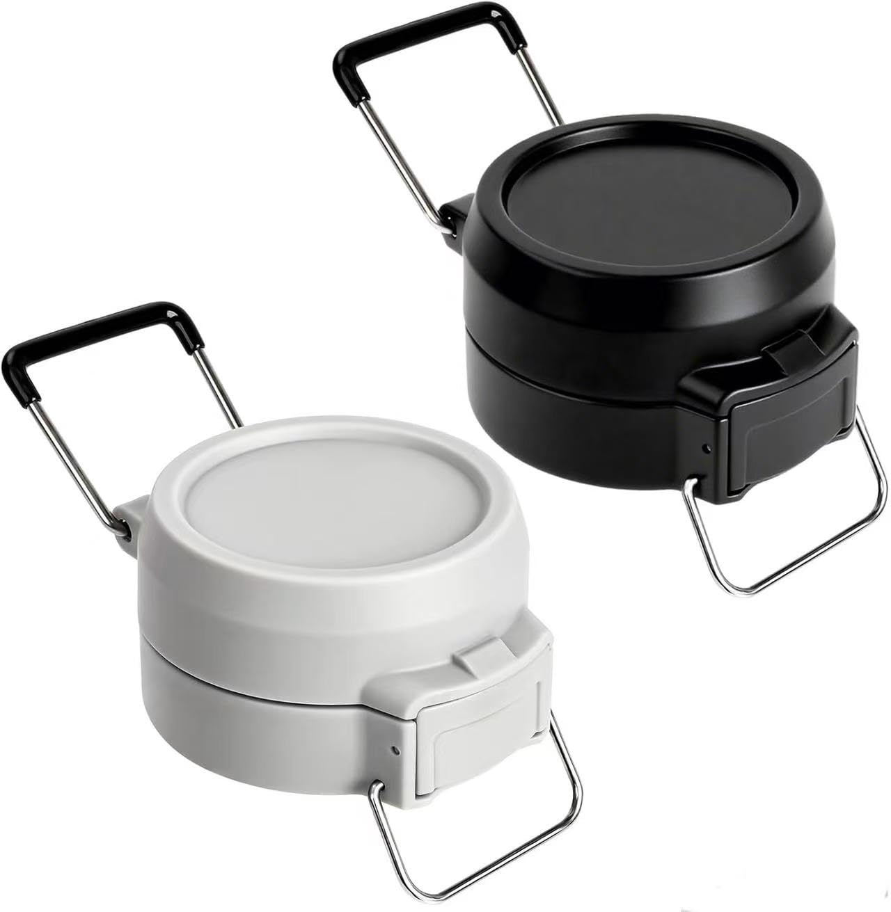 Ersatzdeckel, kompatibel mit Stanley Quick Flip Go 680 ml, 1020 g (nur ), obere Abdeckung mit Trageschlaufe, Zubehör, automatischer Klappdeckel, Ersatz für Reisen, Schwarz