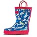 LONE CONE Children's Waterproof Rubber Rain Boots In Fun Patterns With Easy-On Handles Simple For Kids, Gary The Unicorn Boots, 10 M US Toddler