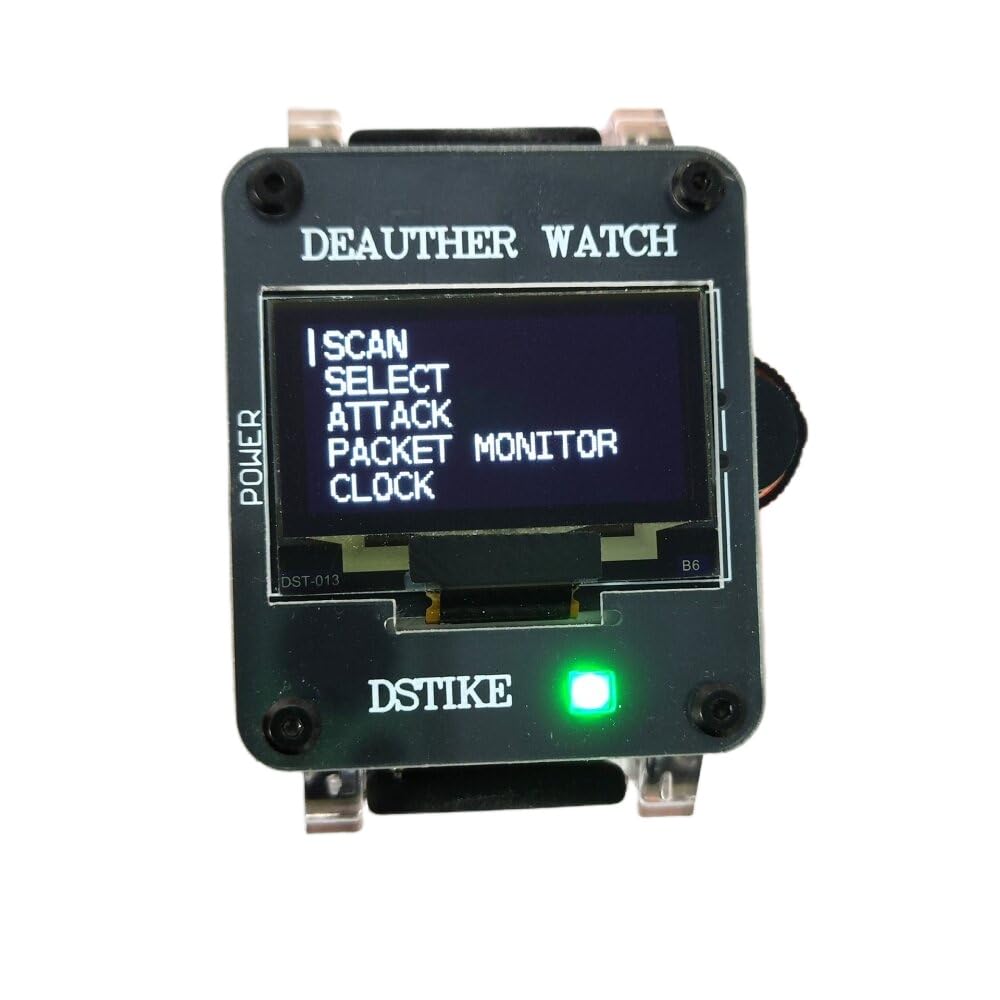 VIDOO Orologio ESP8266 WiFi Tester Batteria 500mAh Smart Watch Sviluppo Portatile 1,3 Pollici per Apprendimento Programmazione