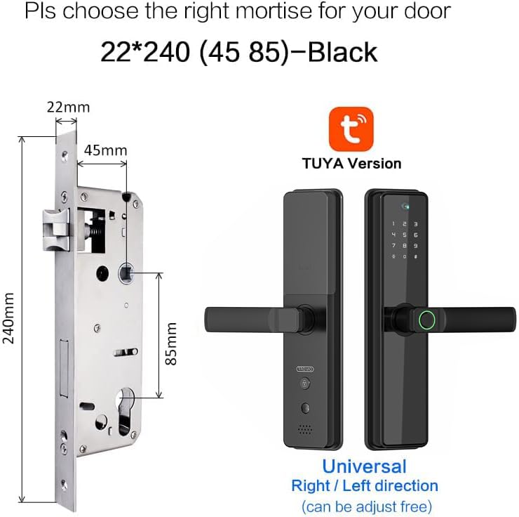 Diagram for choosing the correct mortise