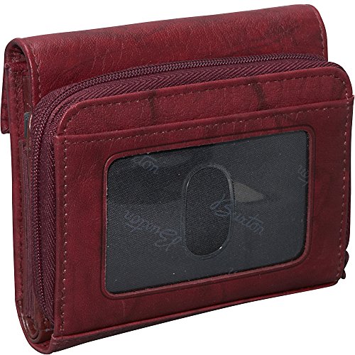 Buxton Heiress Leather Zip Purse3