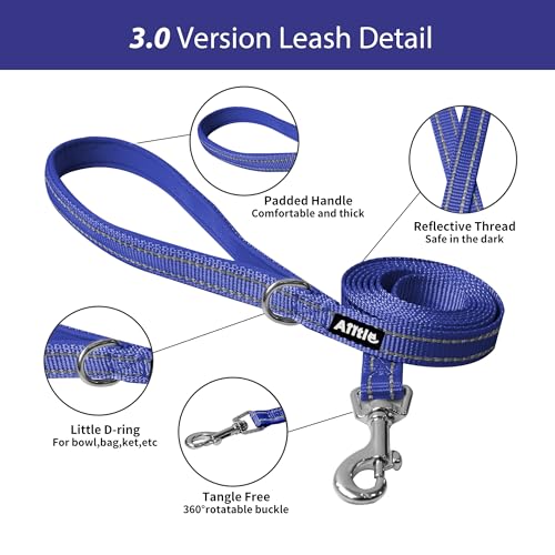 Image of AIITLE Escape Proof Dog Harness - Step in Adjustable Dog Harness No Choke Over with Breathable Mesh and Quick-Release Buckle for Summer- Outdoor Walking, Camping for Medium Dogs Royal Blue XL