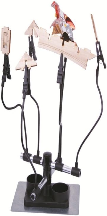 ABEST Smart Model Hobby Parts Holder Airbrush Paint Spray Gun Booth Holder - Six Alligator Clip Stand : Arts, Crafts & Sewing