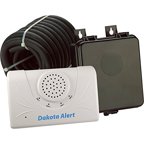 Dakota Alert 2500 Wireless Rubber Hose Vehicle Sensor, White Black (DCRH-2500)