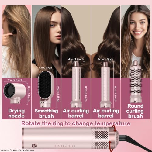 AVENHO 5 in 1 Hair Styler Wrap Air Curler and Blow Dryer Brush for Women - image 5