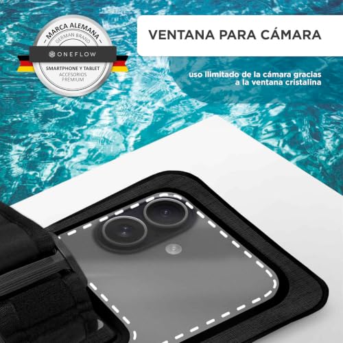 Funda impermeable Doogee X95 ONEFLOW bolsa de playa táctil negra 5